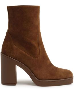 Stuart Weitzman: Коричневые ботинки 