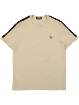 Fred Perry: Бежевая футболка  Ringer