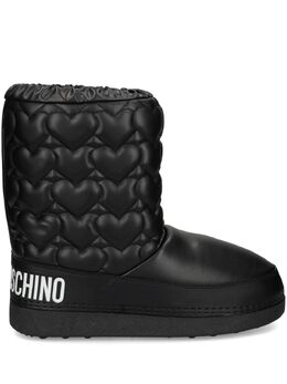 Love Moschino: Чёрные ботинки 