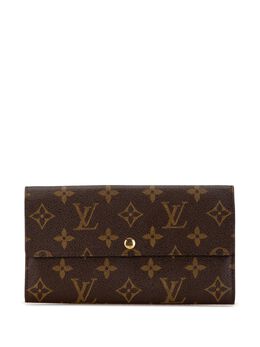 Louis Vuitton Pre-Owned: Коричневый кошелёк 