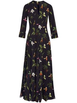 Oscar de la Renta: Синее платье 