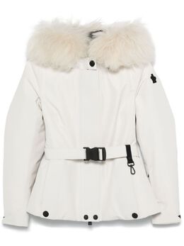 Moncler Grenoble: Бежевая куртка 