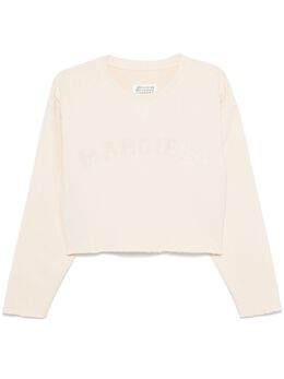 Maison Margiela: Светлый свитшот 