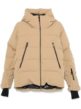 Moncler Grenoble: Бежевая куртка 