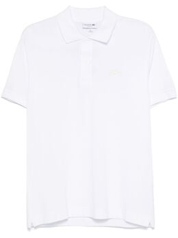 Lacoste: Белое поло 