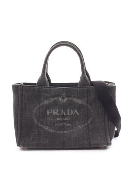 Prada Pre-Owned: Тёмная сумка 