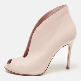 Gianvito Rossi: Розовые ботинки  Vamp