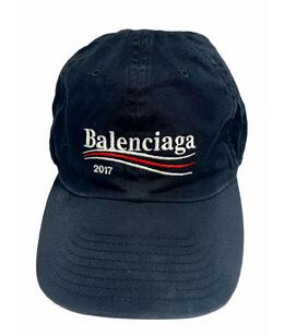 BALENCIAGA: Чёрная кепка 