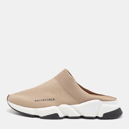 Balenciaga: Коричневые сабо  Speed Trainer