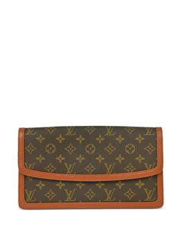 Louis Vuitton Pre-Owned: Коричневый клатч 