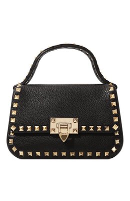 Valentino: Чёрная сумка  Rockstud