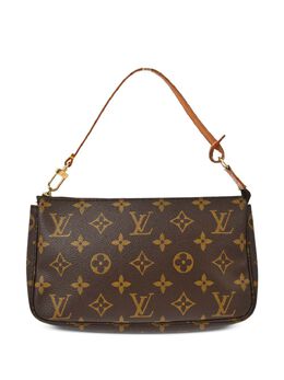 Louis Vuitton Pre-Owned: Коричневый клатч 