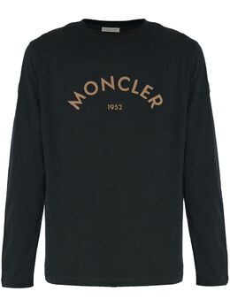 Moncler: Футболка с принтом 