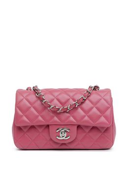 CHANEL Pre-Owned: Розовая сумка через плечо 