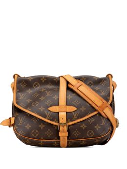 Louis Vuitton Pre-Owned: Коричневая сумка через плечо 