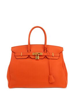 Hermès Pre-Owned: Оранжевая сумка 