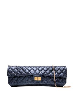 CHANEL Pre-Owned: Голубая сумка 