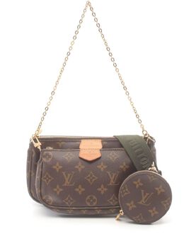 Louis Vuitton Pre-Owned: Коричневая сумка 