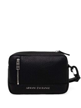 Armani Exchange: Чёрная сумка 