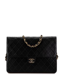 CHANEL Pre-Owned: Чёрная сумка через плечо 