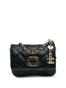 CHANEL Pre-Owned: Чёрная сумка 