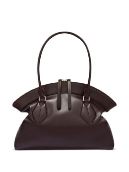 Furla: Коричневая сумка-шоппер 