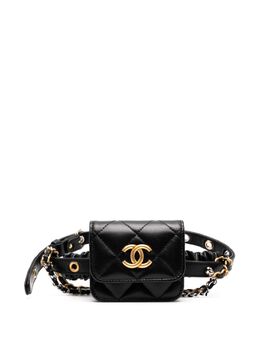 CHANEL Pre-Owned: Чёрная сумка 