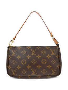 Louis Vuitton Pre-Owned: Коричневый клатч 