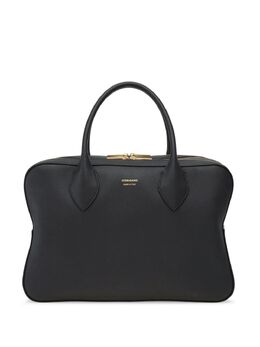 Ferragamo: Чёрная сумка-шоппер 