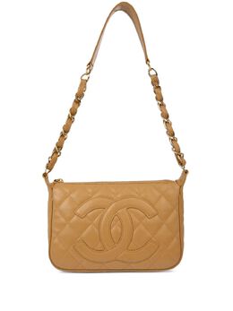 CHANEL Pre-Owned: Бежевая сумка 
