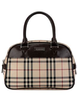 Burberry Pre-Owned: Коричневая сумка 