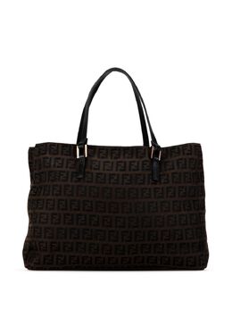 Fendi Pre-Owned: Коричневая сумка-шоппер 