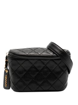 CHANEL Pre-Owned: Чёрная сумка 