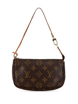 Louis Vuitton Pre-Owned: Коричневая сумка 