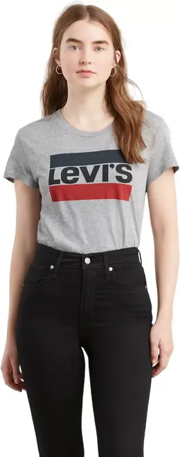 Levi's: Серая футболка  The Perfect Tee