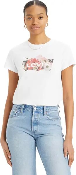 Levi's: Белая футболка  The Perfect Tee