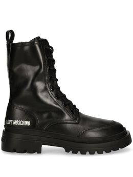 Love Moschino: Чёрные ботинки 