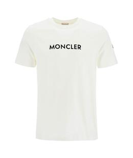 MONCLER: Белая футболка 