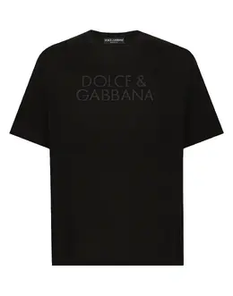 Dolce & Gabbana: Чёрная футболка  T