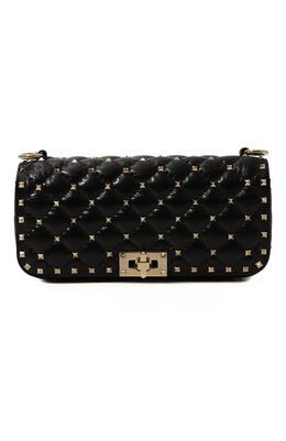 Valentino: Чёрная сумка  Rockstud Spike