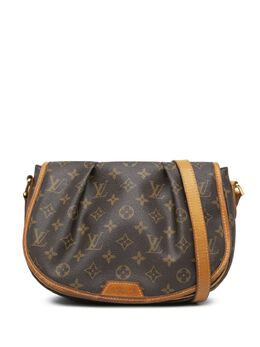 Louis Vuitton Pre-Owned: Коричневая сумка через плечо 