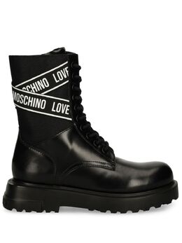 Love Moschino: Чёрные ботинки 