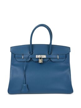 Hermès Pre-Owned: Голубая сумка 