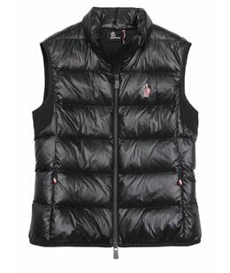 MONCLER: Чёрный жилет 