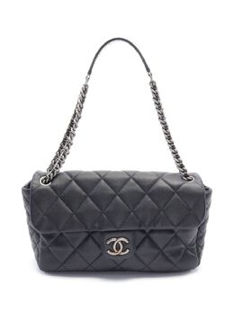 CHANEL Pre-Owned: Чёрная сумка 