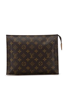 Louis Vuitton Pre-Owned: Коричневый клатч 