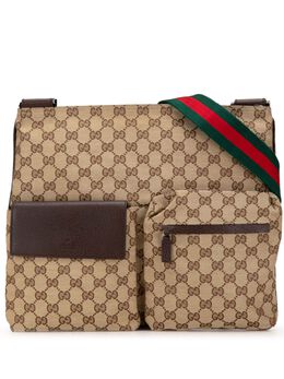 Gucci Pre-Owned: Коричневая сумка через плечо 