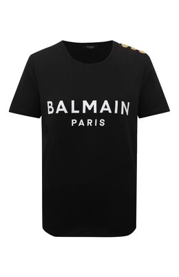 Balmain: Хлопковая футболка 