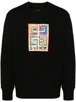 Givenchy: Чёрный свитшот 