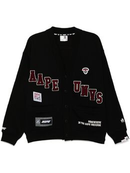 AAPE BY *A BATHING APE®: Чёрный кардиган 